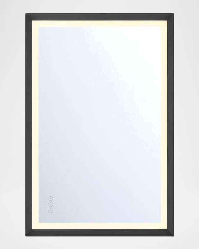 Artell 36" LED Lighted Mirror, Black